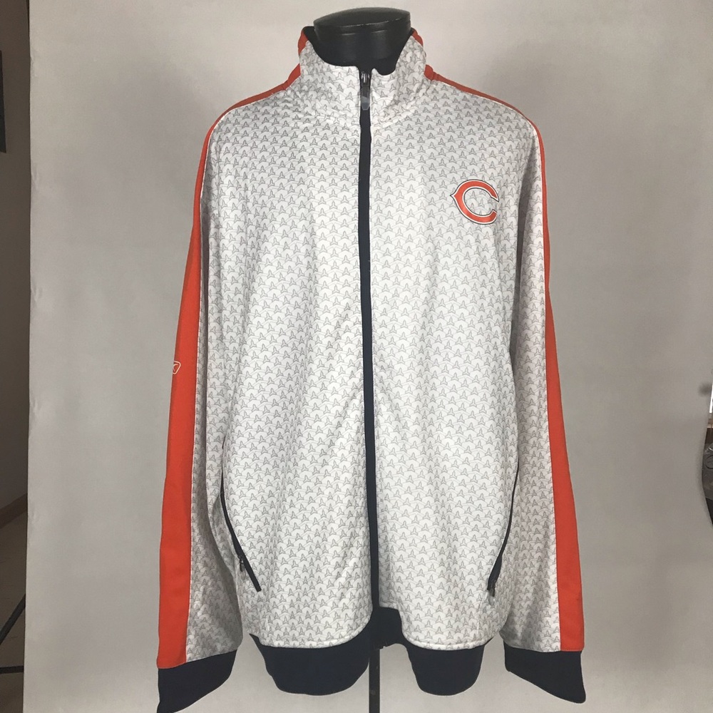 Chicago Bears NFL track jacket zip up